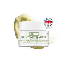 Foto des geoffneten Tiegels der Kiehl's Creamy Eye Treatment with Avocado