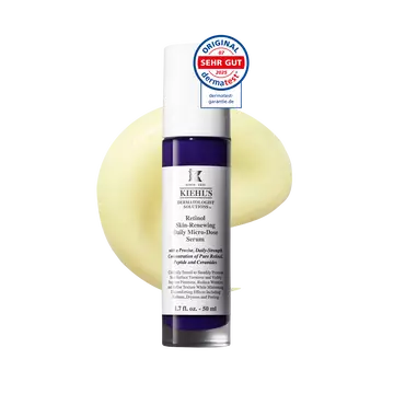 Flasche des Kiehl's Retinol Skin-Renewing Daily Micro-Dose Serum