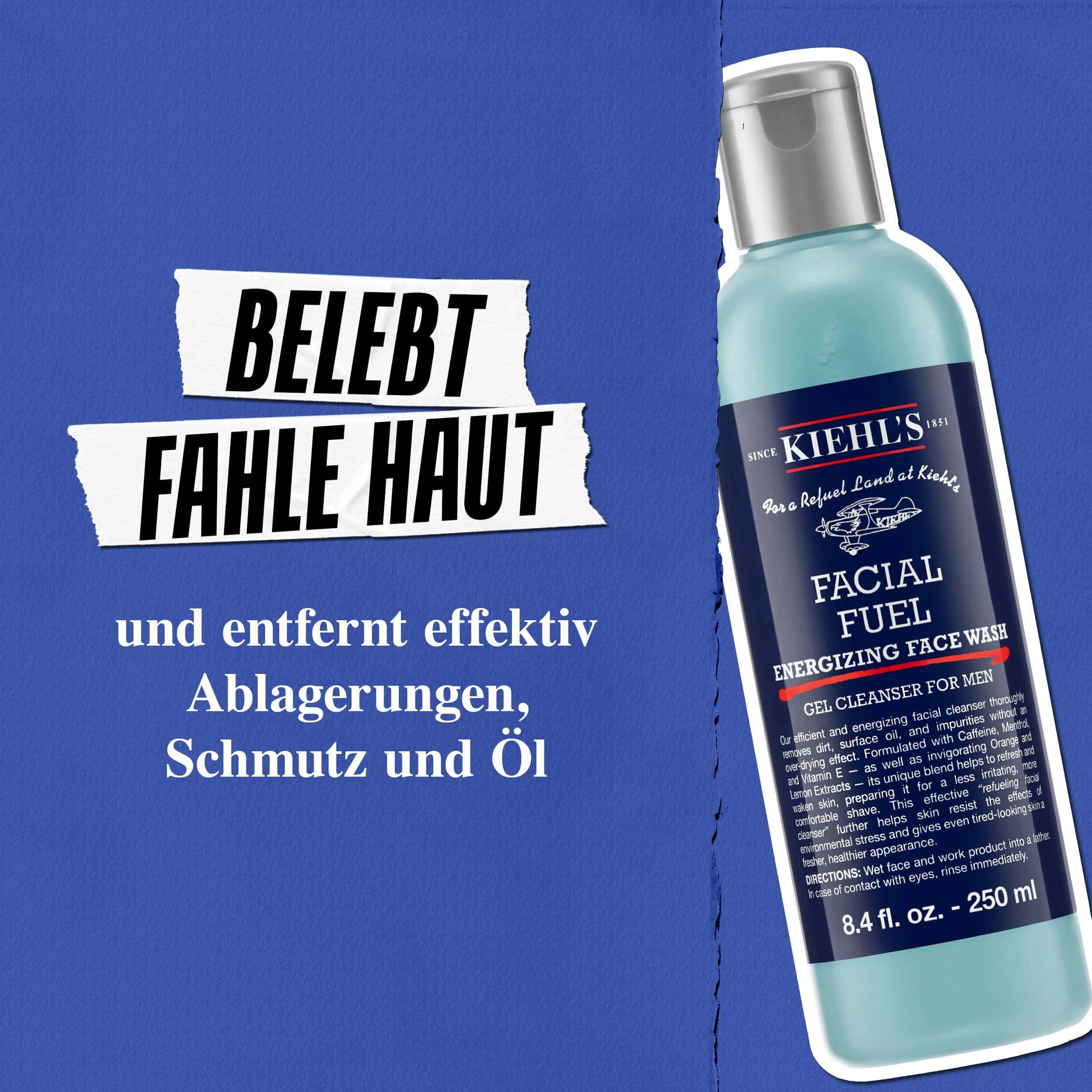 Facial Fuel Energizing Face Wash belebt fahle Haut und entfernt effektiv Ruckstande, Schmutz und Fett