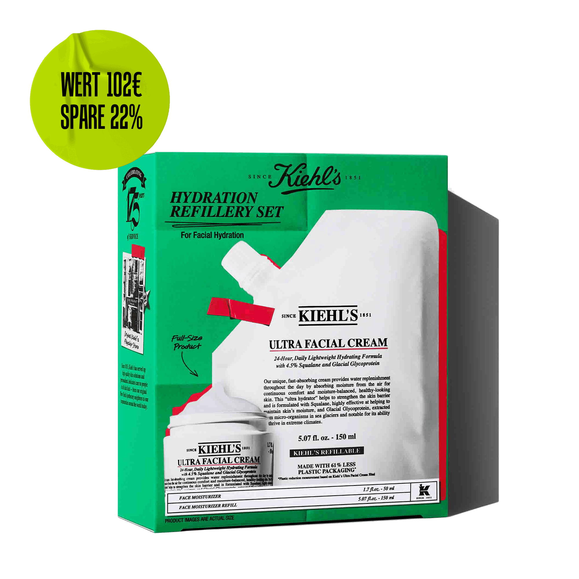 Kiehl's Hydrations-refill-geschenkset Set