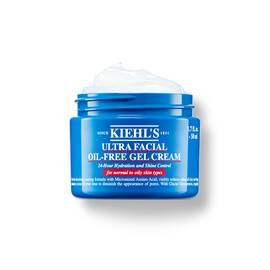 Ein 50-ml-Tiegel Kiehl's Ultra Facial Oil-Free Gel Cream vor weißem Hintergrund.