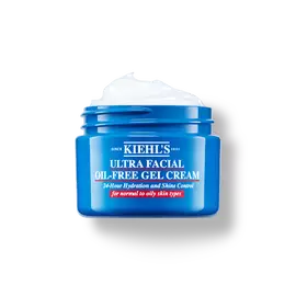 Ein 50-ml-Tiegel Kiehl's Ultra Facial Oil-Free Gel Cream vor weißem Hintergrund.