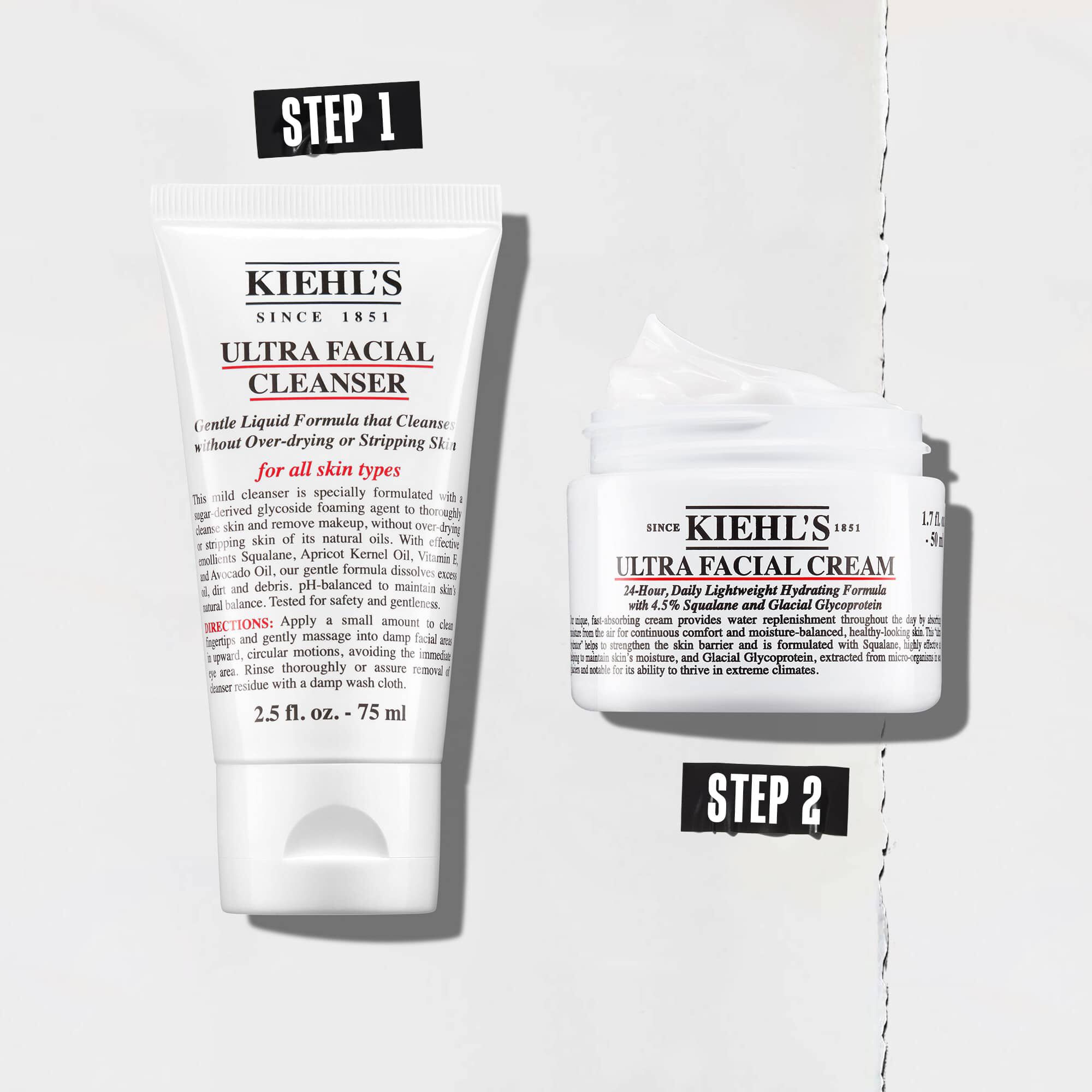 Ultra Facial Cleanser + Cream Duo