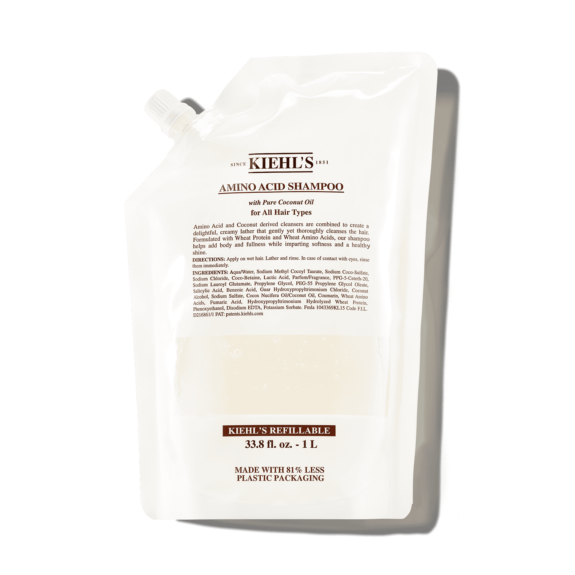 Kiehl's Amino Acid Shampoo 1 L - Nachfüllpack