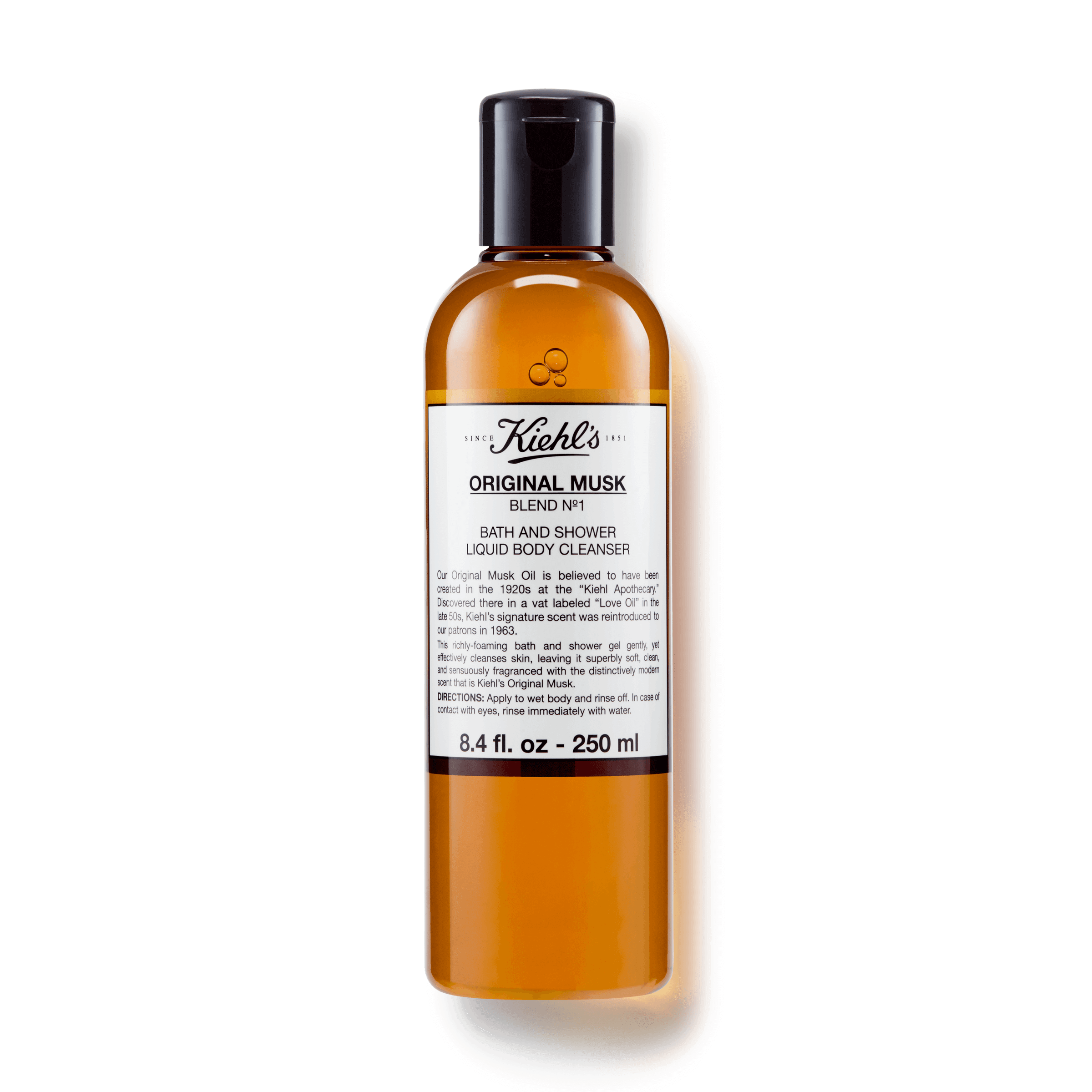 Kiehl's Original Musk Bath And Shower Liquid Body Cleanser 250 ml