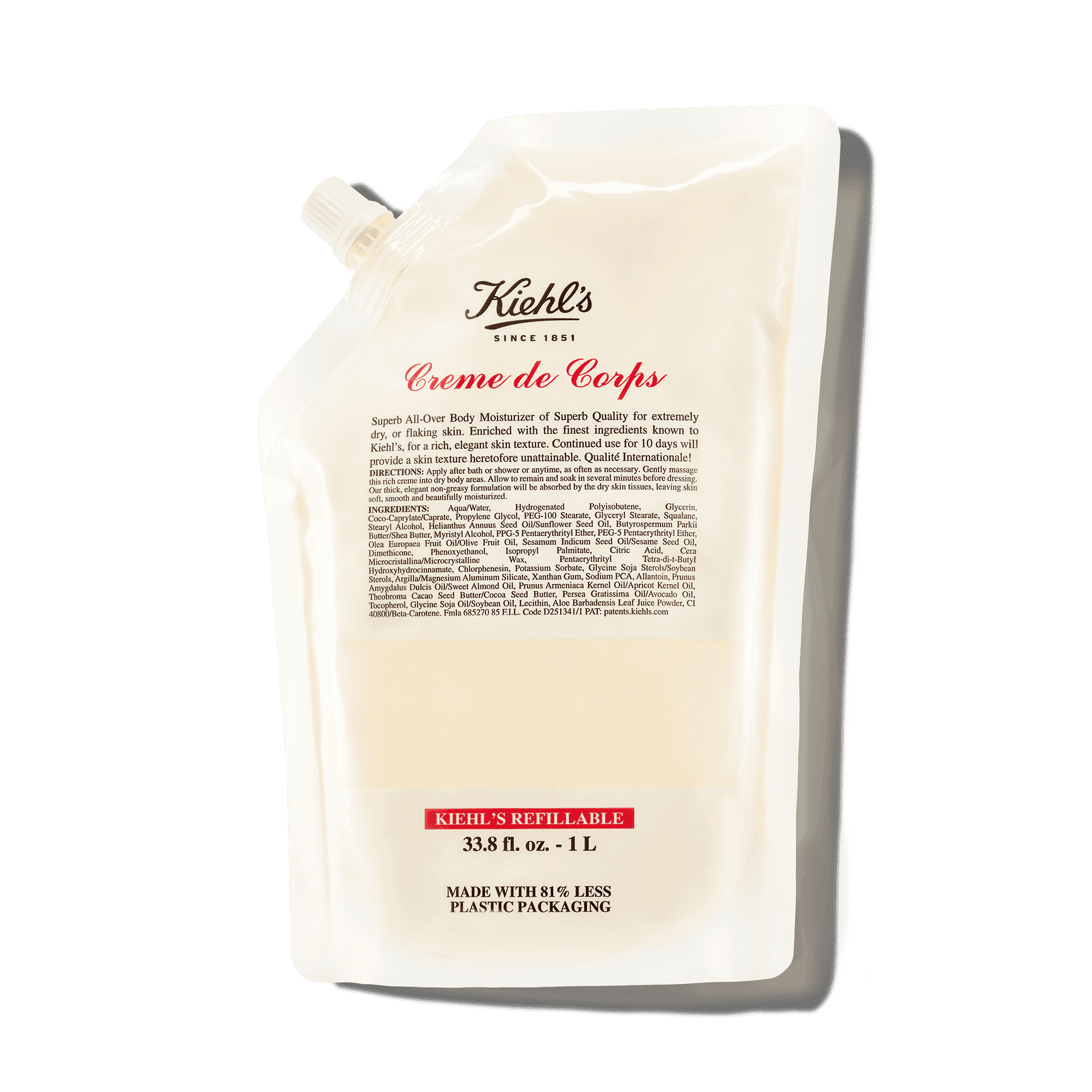 Kiehl's Creme De Corps 1 L - Nachfüllpack