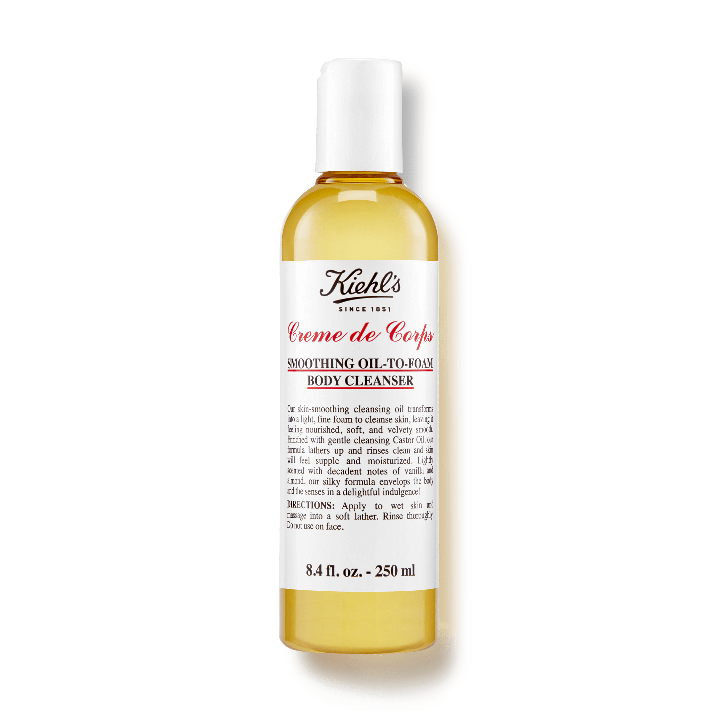 Kiehl's Creme De Corps Smoothing Oil-to-foam Body Cleanser 250 ml