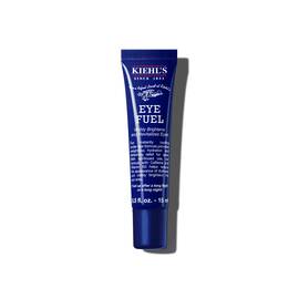 Eine Tube Kiehl's Facial Fuel Eye Fuel vor weißem Hintergrund.