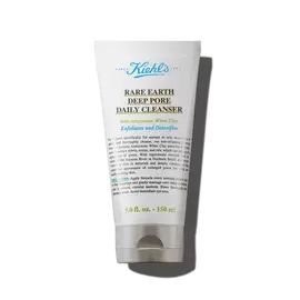 Eine 150-ml-Tube Kiehl's Rare Earth Deep Pore Daily Cleanser vor weißem Hintergrund.