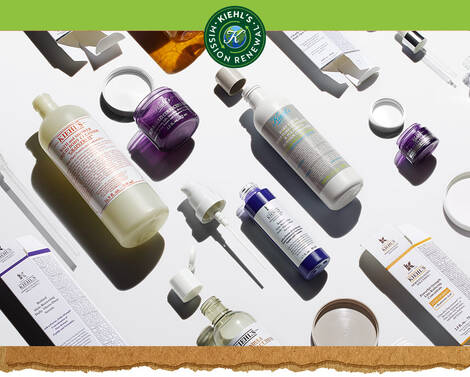 Eine Anordnung verschiedener Pflegeprodukte auf einem weißen Hintergrund, darunter Shampoos, Conditioner und Hautpflegeflaschen.
