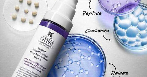 Dekoratives Bild: Retinol-Produkt von Kiehl's im Ambiente