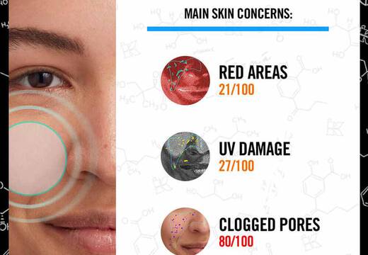Derma Reader von Kiehl's: Schritt 3 der Hautanalyse