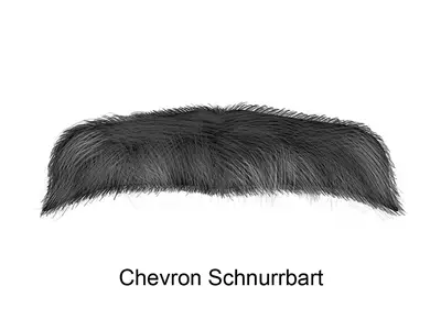 Bild von Chevron Schnurrbart