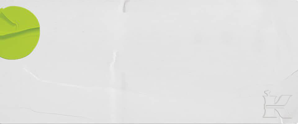 Banner mit Gesichtsolen im Hintergrund