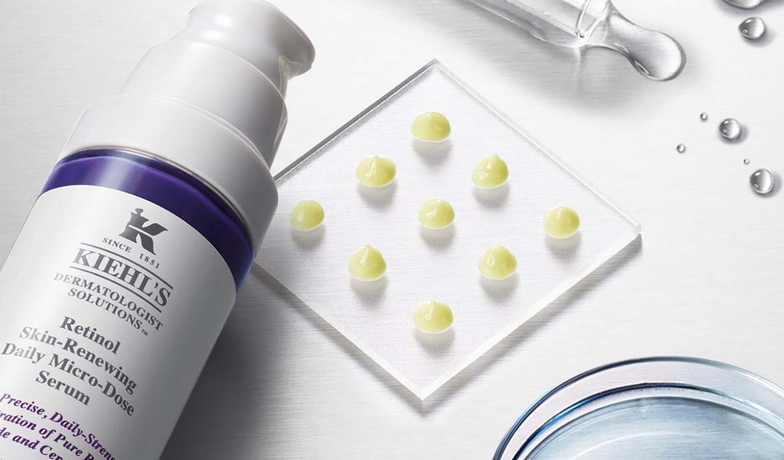 Retinol Detailbild im Labor