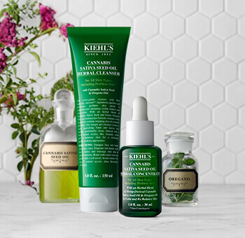 Produkte der Kiehls Cannabis Sativa Seed Oil Collection