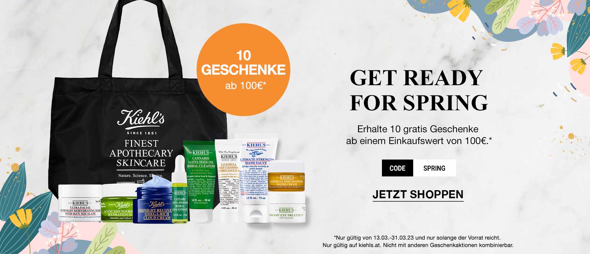 Sichere dir 10 Geschenke ab 120€