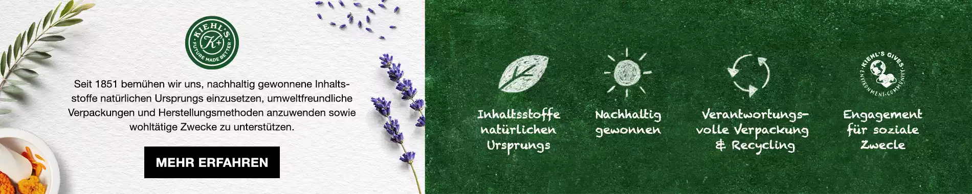 Kiehl's Nachhaltigkeit