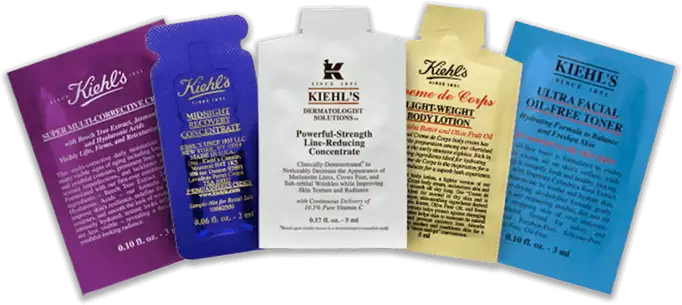 Bild von 5 Kiehl's Proben