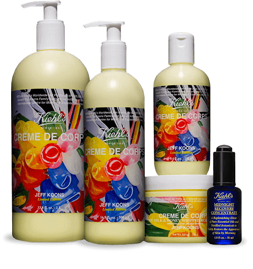 Bild der Special Edition Produkte mit dem speziellen Jeff Koons Design